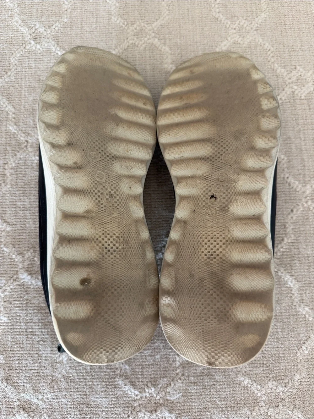 Ecco Black Flexure Runner Slip-On Sneakers with White Soles